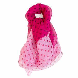 Emanuel Ungaro Sheer Silk Scarf - Polka Dot